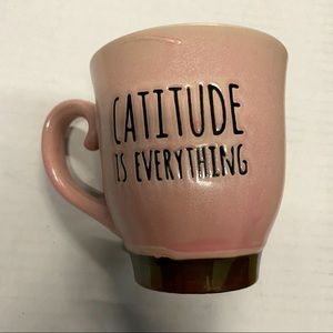 Catitude Is Everything Coffee Mug Cup - Cat Lovers